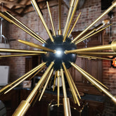 Regina Andrew Fine Lighting Sputnik Style Hanging Light in Brass, Sku: 033014